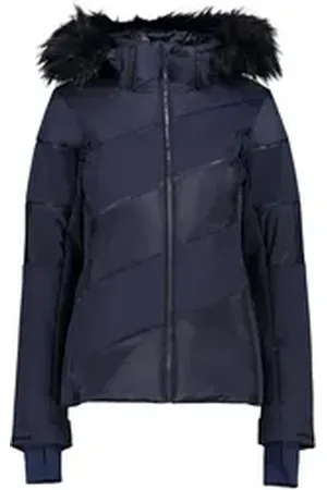 CMP Skijacke Damen Skijacke Woman Jacket Zip Hood 31W0276F blau 38