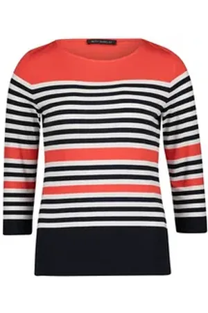 Betty Barclay Kurzarmhemd Basic Shirt - Slim Fit rot 48