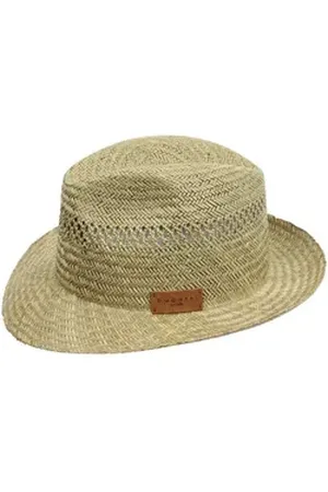 Bugatti Fedora Stroh Kopfbedeckung (1-St) gelb 59