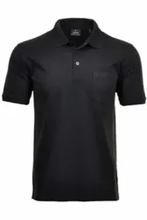 Ragman Poloshirt schwarz 4XL