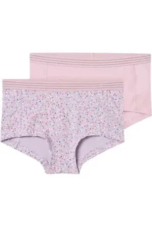 NAME IT Hipster NKFHIPSTER 2P PASTEL LILAC DOT (Sparpack, 2-St., 2 er Pack) formstabil lila|rosa 134/140