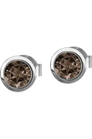 Jacques Lemans Paar Ohrstecker braun