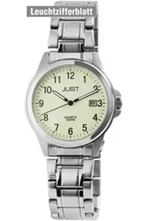 Just Watch Quarzuhr Baroon Edelstahl Herrenarmbanduhr, 3-Zeiger, Datumsanzeige