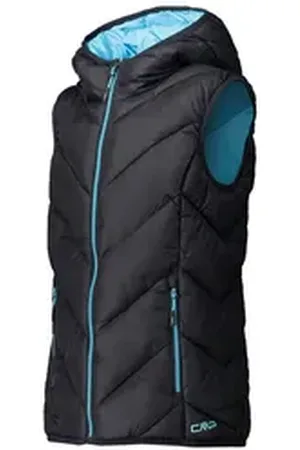 CMP Funktionsweste Mädchen Weste Girl Vest Fix Hood 30Z1835 grau 116