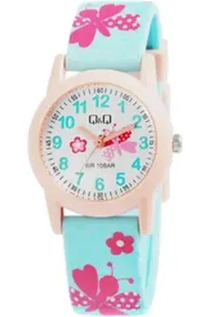 Q&Q Quarzuhr VR99J010Y Kinderuhr mit Silikonarmband, Dino, 10 ATM