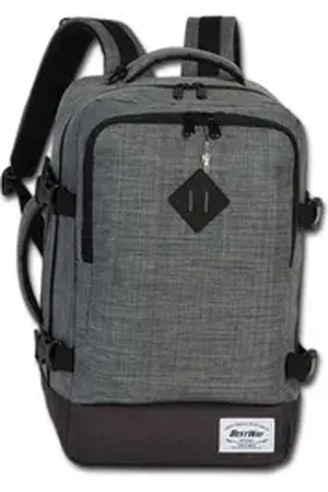 Bestway Cityrucksack grauer Tagesrucksack Bordgepäck (Businessrucksack), Herren, Damen Flugbegleiter, Businessrucksack Polyester, grau, Größe c grau
