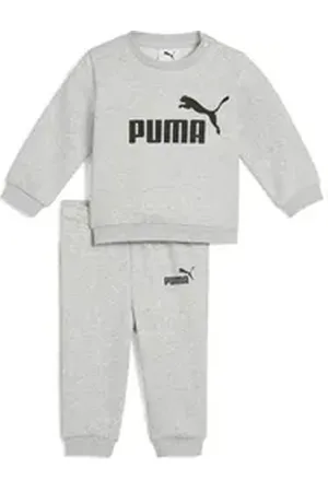 PUMA Trainingsanzug MINICATS ESS CREW SET FL INF (2-tlg) grau 92
