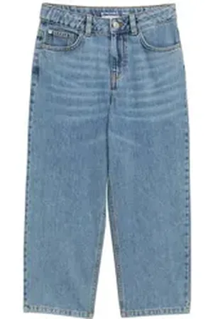 TOM TAILOR 5-Pocket-Jeans Baggy Jeans- mit ausgestelltem Bein blau 176