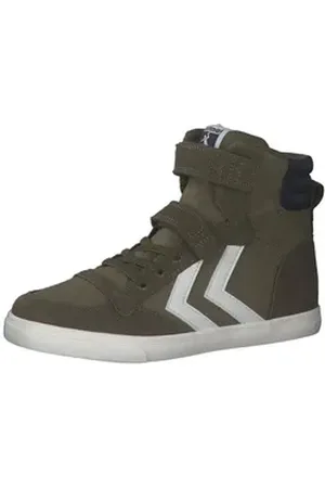 Hummel Kinder Sneaker Slimmer Stadil High Jr. 213500 Sneaker grün 26 EU
