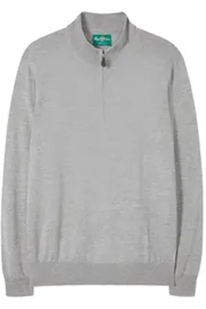 Alan Paine Troyer Zip-Pullover Barton grau 50