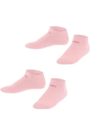 ESPRIT Füßlinge Kinder Socken Foot Logo SN 2P 19042 rosa 35-38