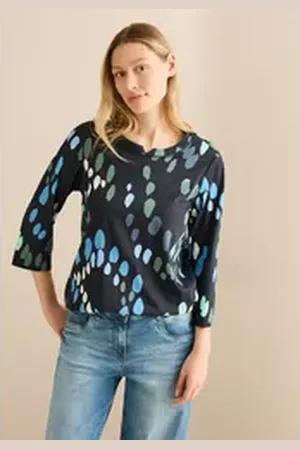 CECIL Tunikashirt im Tunika-Style blau S (38)