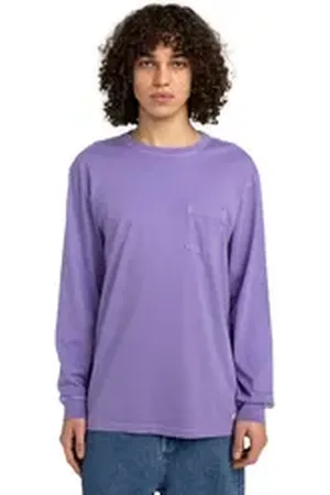Element Langarmshirt Lowcase Pigment lila S