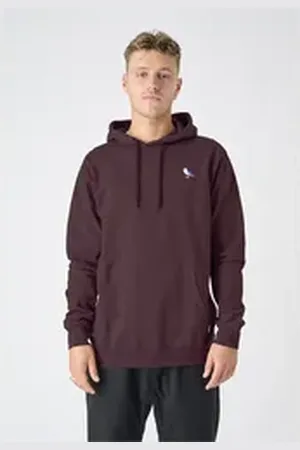 Cleptomanicx Kapuzensweatshirt Hooded Embro Gull 2 (1-tlg) im klassischen Design lila L