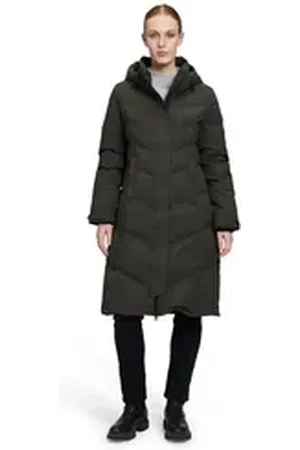 Betty Barclay Steppjacke Daunen-Steppjacke mit Kapuze grün 44
