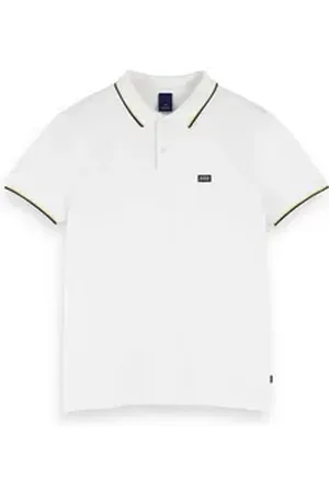 Scotch&Soda Poloshirt Herren Poloshirt Classic Pique Polo 155453 weiß S