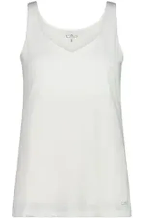 CMP Tanktop Damen Top WOMAN DOUBLE TOP 31T8256 weiß 48