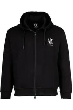 Giorgio Armani ARMANI EXCHANGE Sweatshirt Herren Sweatjacke Baumwolle schwarz 2XL