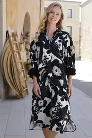 Nadine H. Sommerkleid schwarz 40