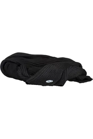 North Sails Modeschal, Eleganter Herrenschal in Schwarz mit Applikation und Logo (30x200cm)
