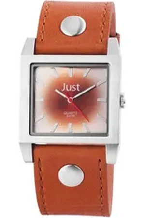Just Watches Quarzuhr JU235 Just JU235 Analog Herrenuhr mit Echtlederband - UVP 59,90€