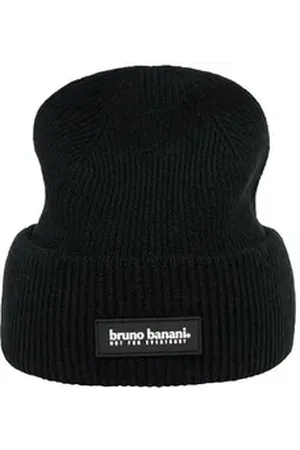 Bruno Banani Strickmütze CALDWELL schwarz