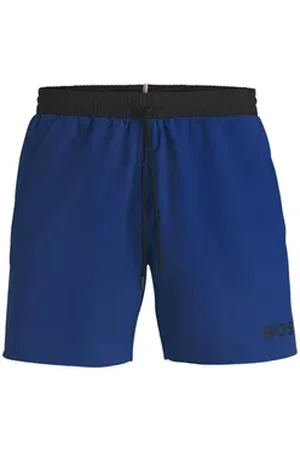 HUGO BOSS Badeshorts Badeshorts Starfish mit Markenlogo blau XL