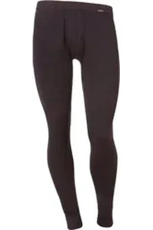 Ammann Lange Unterhose Herren-Unterhose, lang Feinripp Streifen grau 7