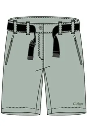 CMP Trainingsshorts Mädchen Short Stretch Bermuda 3T51145 grün 110