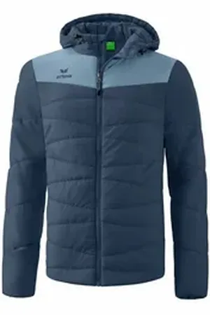 Erima Winterjacke Kinder Steppjacke blau 140