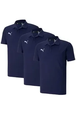 PUMA Poloshirt Herren Poloshirt teamGOAL 23 Casuals Polo 3Pack 656579 blau XL