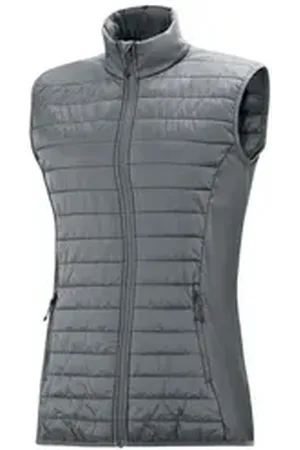 Jako Regenjacke Corporate Steppweste Damen Freizeitjacken Atmungsaktivität grau 42
