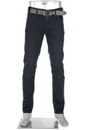 Alberto Gerade Jeans - Jeans Regular Fit - Baumwolle T400 - PIPE - stretchig blau 32/30