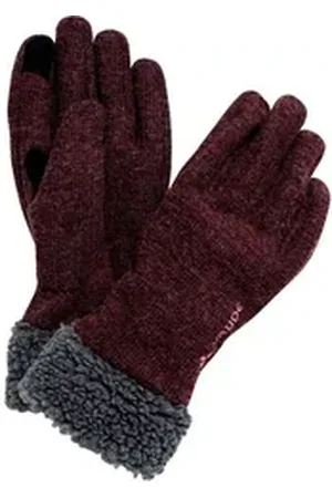 Vaude Strickhandschuhe Women ́s Tinshan Gloves IV mit Touchscreen-Fingerkuppen rot 9