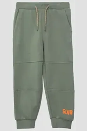 QS by s.Oliver Leggings Jogpants mit Print und Weitenregulierung Rippbündchen 122