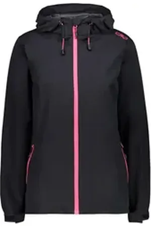 CMP Regenjacke Damen Regenjacke Woman Rain Jacket Fix Hood 39X6636 schwarz 34