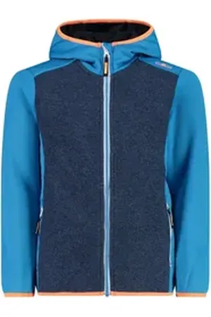 CMP Outdoorjacke Jungen Jacke Kid Jacket Fix Hood 30M2104 blau 116