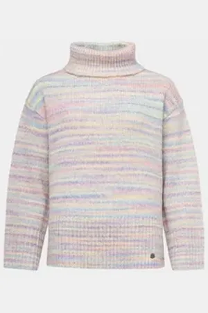 Zaubermond Rollkragenpullover bunt M