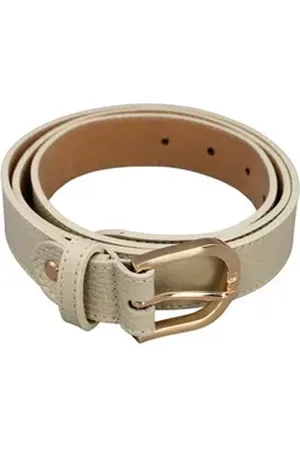 Adel Bags Ledergürtel Damen Gürtel, 3 cm Breit, verschiedene Farben,Hergestellt in Italien beige 85 cm