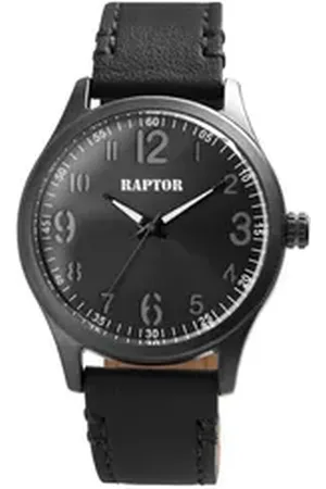 Raptor Quarzuhr Harmonie Herrenuhr "Harmonie" mit Echt Lederband