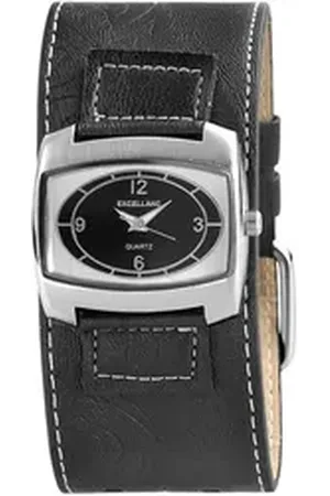 Excellanc Quarzuhr 195021000116 Damenuhr mit Lederimitationsarmband