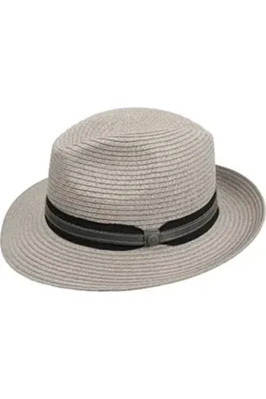 Bugatti Fedora Papier Kopfbedeckung (1-St) braun 61
