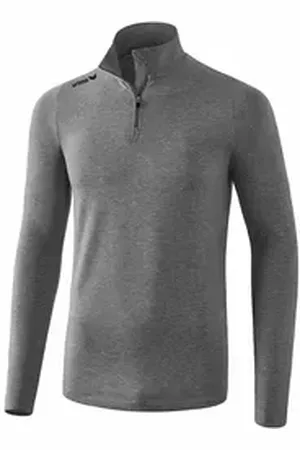 Erima Fleecepullover Herren Pullover Rolli grau S