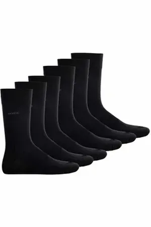 HUGO BOSS Kurzsocken Herren Socken 6er Pack Baumwollmischung (Packung, 6er Pack) schwarz 43-46