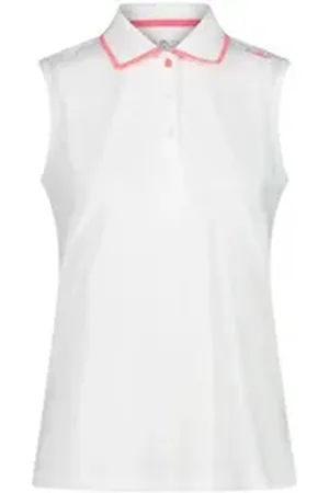 CMP Poloshirt Damen Poloshirt WOMAN POLO SLEEVELESS 31T5076 weiß 36