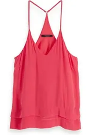 Scotch&Soda Tanktop Damen Top Feminine Vicose Tank Top 155892 rosa S