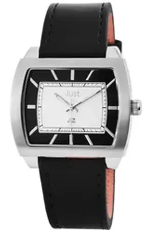 Just Watch Quarzuhr JU214 JU214 Analog Herrenuhr mit Echtlederband - UVP 39,95€