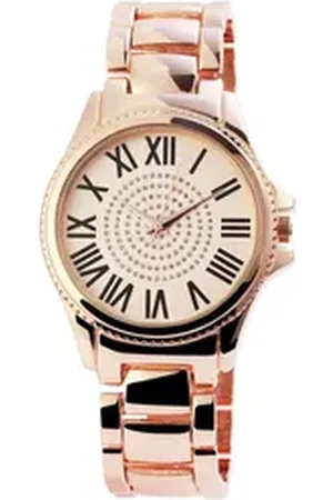 Excellanc Quarzuhr EX0252 Damenuhr mit Metallarmband, Damenuhr Metall