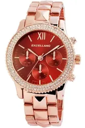 Excellanc Quarzuhr EX0437 Damenuhr mit Metallarmband, Damenuhr Metall