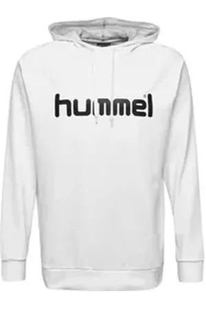 Hummel Kapuzenpullover Herren Kapuzenpullover Go Cotton Logo Hoodie 203511 weiß S